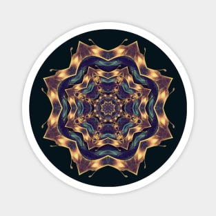 Fractal Mandala Magnet